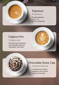 Machine à <span class=keywords><strong>café</strong></span> expresso italienne intelligente, portable, entièrement automatique, commerciale, avec broyeur intégré et haute pression - Product Image 6