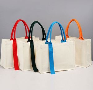 Blank <b>Large</b> Cloth Reusable Cotton Grocery Tote <b>Bags</b> <b>Gift</b> - Product Image 1