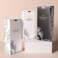 Kotak Kertas Kemasan Kosmetik Kecil Putih dengan Logo Anda Sendiri, Cetak Logo Mewah untuk Perawatan Kulit, Serum, dan Parfum