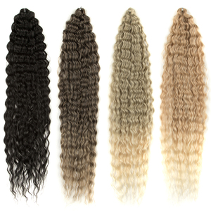 Extensiones de Cabello Sintético para Trenzar Ariel Russia Jessica Katrine Monica, Ondas Sueltas Profundas, Ondas Rizadas Sintéticas - Product Image 3
