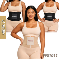 Ceinture de maintien abdominale Langqin, ceinture de compression réglable, gaine amincissante pour le contrôle du ventre, pour femmes, usage quotidien