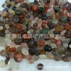 Piedras de Ágata Terry, Piedras Decorativas Naturales Pulimentadas de Colores Mixtos para Decoración de Jardín - Product Image 3