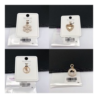 Bijoux XUPING en gros, zircone cubique synthétique, croix de Jésus, cœur, lettre, mode, grand pendentif hip-hop pour homme, glacé