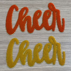 Écusson de broderie Cheer personnalisé repassant sur les accessoires vestimentaires avec des patchs tissés à <span class=keywords><strong>coller</strong></span> à prix d'usine - Product Image 4