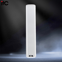 Altavoz de Columna Profesional Blanco de 100W con Sonido Envolvente y Audio de Alta Resolución para Salas de Conferencias