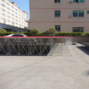 Escenario móvil de aluminio de alta calidad para presentaciones escolares, escenario portátil. - Product Image 1