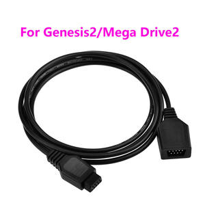 Cable de Extensión de Controlador de 1.8m y 9 Pines para <span class=keywords><strong>SEGA</strong></span> Genesis2, <span class=keywords><strong>Mega</strong></span> Drive2, Consola MD <span class=keywords><strong>2</strong></span>, Mando de Juego, Cable de Extensión - Product Image 1