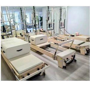 CZFIT Reformer de Pilates Plegable, Equipo de Madera de Roble, Arce y Haya, Plegable para Gimnasio, Profesional, Comercial, para Estudio de Pilates, Moldeamiento Corporal - Product Image 4