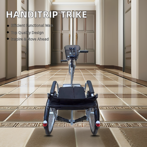 Chine Tricycle à handicap manuel personnalisable confortable facile à transporter équipement de rééducation de recul de <span class=keywords><strong>fauteuil</strong></span> <span class=keywords><strong>roulant</strong></span> manuel - Product Image 5