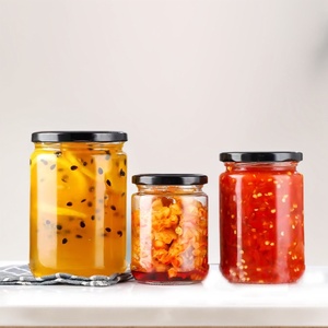 Chất Lượng Tốt 8Oz 12Oz 16Oz 240Ml 350Ml 500Ml 730Ml Gia Vị Mật Ong Mứt Thực Phẩm Lưu Trữ Chai Thủy Tinh & Lọ Với Nắp - Product Image 4