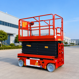 Plataforma Elevadora de Tijera Hidráulica Eléctrica de 10 Metros de Altura de Trabajo y 320 kg de Capacidad, con Batería Automática - Product Image 3