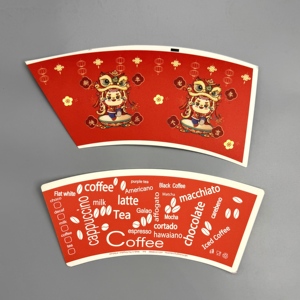 Gobelet en papier écologique enduit de PE pour café, biodégradable, personnalisable avec logo - Product Image 4