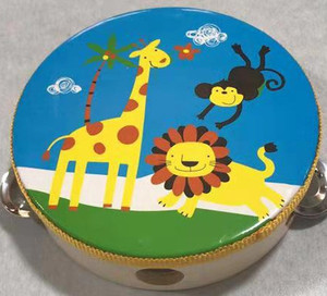 Campanella in Legno Personalizzata all'Ingrosso 4-12 Pollici, <span class=keywords><strong>Tamburello</strong></span>, <span class=keywords><strong>Strumento</strong></span> <span class=keywords><strong>Musicale</strong></span> Educativo per Bambini, Accessorio per Matrimoni - Product Image 3