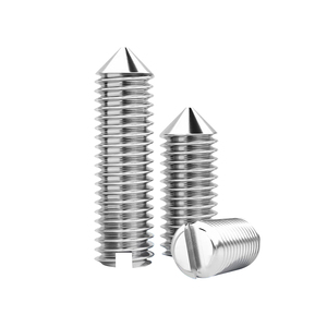 High Strength 304 Stainless Steel Hex Socket Cone Point <b>Set</b> Screw Even Force Bearing Fastener Manufacturer Wholesale Price ODM - Product Image 5