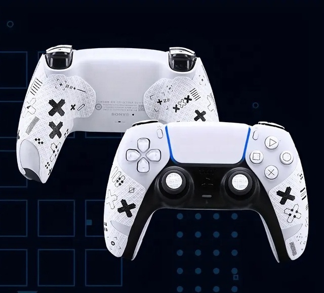 Ps5 Controller Games Accessories Non Slip Grips Skin Anti-skid Sweat-absorbent Controller Grip Textured Rubber Stickers for PS5