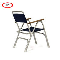 Chaise de plage pliable en aluminium de marque Foyo, chaise de pêche en aluminium, chaise de plage pliable portable pour bateau