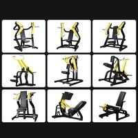 Machine de musculation commerciale SK pour press à la presse inclinée, en acier Q235 de 3,0 mm, avec pile de poids de 100 kg, pour l'entraînement des pectoraux supérieurs, équipement de fitness pour clubs et salles de sport