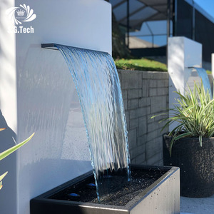 <span class=keywords><strong>Fontaine</strong></span> d'intérieur en acier inoxydable avec écran cascade LED, directement <span class=keywords><strong>de</strong></span> l'usine, pour la décoration <span class=keywords><strong>de</strong></span> jardin et <span class=keywords><strong>de</strong></span> piscine - Product Image 1