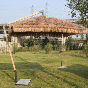 Sombrilla de <span class=keywords><strong>Patio</strong></span> Personalizada con Base, Tipo Cantilever, de Paja, Resistente al Viento e Impermeable, de Alta Gama, Gran Tamaño, Venta Caliente de Fábrica 2026 - Product Image 3