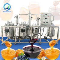 Industriële vacuüm-sapverdamper met enkelvoudige effect, valfilmverdamper, honingverdikkingsmachine, vacuümconcentrator