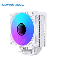 Tour de refroidissement LOVINGCOOL 120 mm à double ventilateur, faible bruit, refroidissement efficace du processeur, pour PC de bureau gaming, en stock, vente directe usine, approvisionnement en gros