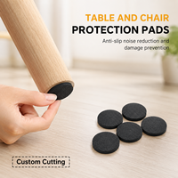 Feuille de caoutchouc mousse silicone découpée sur mesure, imperméable, adhésion forte, antidérapante, absorbant les chocs, protection personnalisée pour pieds de meubles