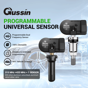 Programador de Sensor <span class=keywords><strong>TPMS</strong></span> <span class=keywords><strong>Universal</strong></span> Gussin Auto Sensor Monitor Econômico Sistema de Monitoramento de Pressão dos Pneus 315 433MHz 16088B 12 Meses - Product Image 2