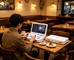 Pandora Box DX Briefcase <span class=keywords><strong>Arcade</strong></span> Machine con Schermo da 21 Pollici, 30000 Giochi, <span class=keywords><strong>Console</strong></span> <span class=keywords><strong>Arcade</strong></span> Retrò Portatile Pieghevole per 2 Giocatori, Stazione Kiosk - Product Image 5