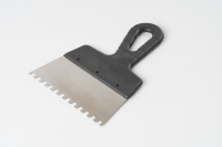 Prix usine Outils de finition pour cloisons sèches : Raclette et Spatule à mastic avec manche en plastique ABS et lame en acier inoxydable, Support OEM
