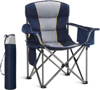 Chaises pliantes rembourrées robustes pour l'extérieur, chaise de jardin, chaise de voyage, chaise de pêche, chaise de pique-nique, chaise de camping