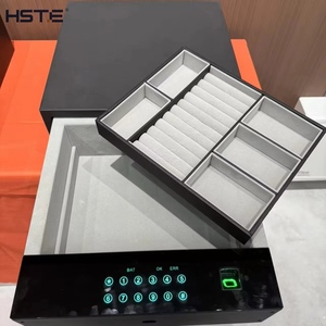Caja Fuerte de Cuero con Protección de Huellas Dactilares y Contraseña para <span class=keywords><strong>Almacenamiento</strong></span> Seguro en Armarios de Pared - Product Image 1