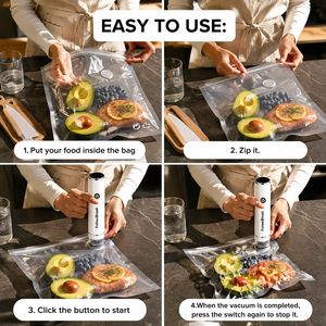 Scelleuse sous vide portative rechargeable USB, gonfleur d'air électrique pour aliments et cuisine, boîte cadeau, appareil ménager en plastique - Product Image 5