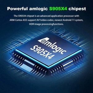 Thông minh TV BOX <span class=keywords><strong>ANDROID</strong></span> 4G & 5G Dual band Wifi thông minh Set Top Box AV1 phương tiện truyền thông Máy nghe nhạc - Product Image 5