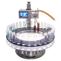 Machine de dosage rotative automatique pour liquides visqueux (bouteilles en plastique) : sauce tomate, ketchup, 10L/min, 2000mL