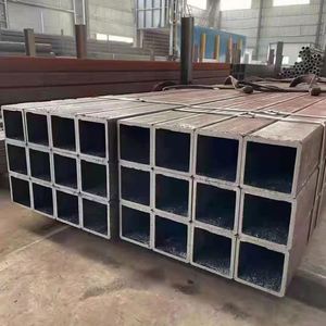 Tubería de Acero al Carbono sin Aleación, Cuadrada, Negra, Laminada en Caliente, Certificada ISO9001, Servicios de Corte/Soldadura ASTM A36/A53 - Product Image 3