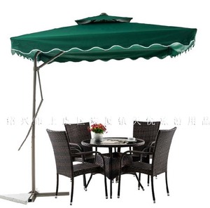 2024 persegi lipat tahan air tahan angin penopang luar ruangan pisang payung pelindung matahari dilapisi perak payung Taman - Product Image 4