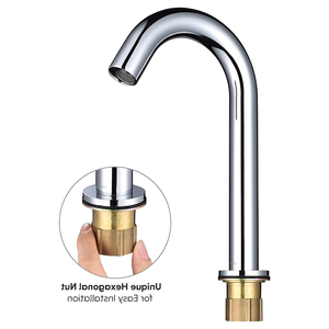 <span class=keywords><strong>Robinet</strong></span> <span class=keywords><strong>de</strong></span> <span class=keywords><strong>robinet</strong></span> d'eau à capteur infrarouge à <span class=keywords><strong>col</strong></span> <span class=keywords><strong>de</strong></span> <span class=keywords><strong>cygne</strong></span> noir automatique à économie d'eau <span class=keywords><strong>pour</strong></span> évier <span class=keywords><strong>de</strong></span> lavabo - Product Image 2