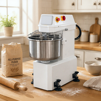 Mixer Adonan Roti Industri SAMAG 2200W 380V 120L Kebisingan Rendah Layar Digital Kecepatan Dapat Diatur 1-2 Kecepatan Bahan Stainless Steel