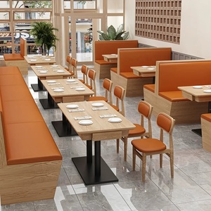 Muebles de Restaurante Comerciales Duraderos al por Mayor, OEM ODM, Muebles Modulares para <span class=keywords><strong>Bar</strong></span>, Cafetería, Catering, Juego de Sillas y Mesa de Comedor - Product Image 1