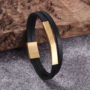 Men's Latest Handmade Stainless Steel <b>Leather</b> Cord <b>Bracelet</b> Customized Mixed <b>Leather</b> Promotional Wristbands - Product Image 2