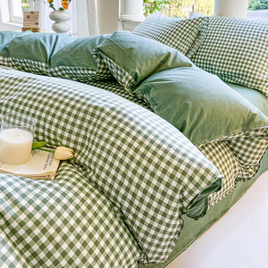 Ensemble <span class=keywords><strong>de</strong></span> literie ventilée quatre pièces pour lit simple, collection automne-hiver, pour étudiants et usage domestique, avec option ensemble trois pièces quatre saisons - Product Image 2