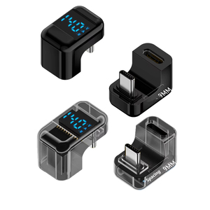 อะแดปเตอร์ USB C ยี่ห้อ JILIAN รุ่นใหม่ DC 140W หัวต่อ Type-C ตัวเมีย/ตัวผู้ รูปตัวยู รองรับการส่งข้อมูล 40Gbps ฉายภาพวิดีโอ 8K สำหรับแล็ปท็อป - Product Image 1