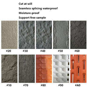 3d Design Stone Look Painel De Parede Pedra Artificial Preta Interior E Exterior Pu Home Decor Stone <span class=keywords><strong>Wall</strong></span> Panel - Product Image 4