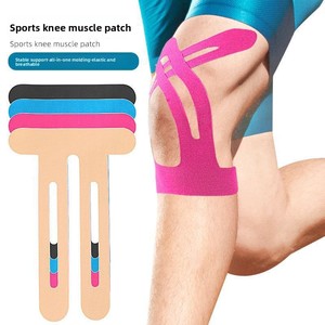 Bande de mobilisation du ligament tibial sportif, patch de soutien musculaire, bandage intégré prédécoupé pour la rotule, en spandex, pour marathon et course à pied - Product Image 3