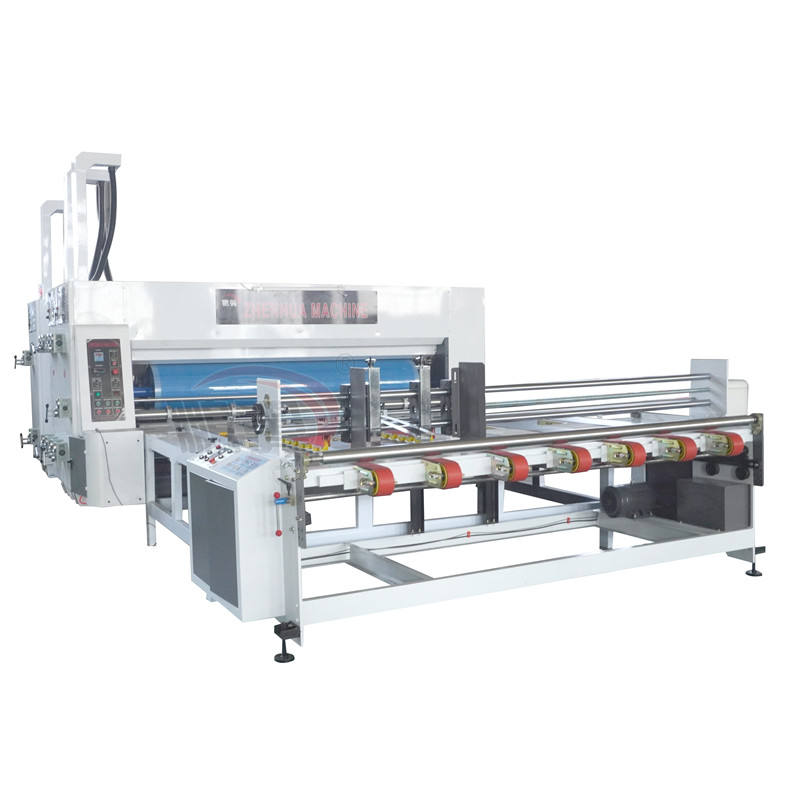 YSF-C Chain Feeding Flexo Printer Slotter Die Cutter Semi Automatic ...