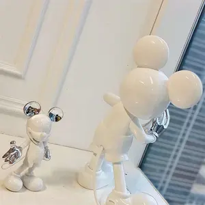 Mickey luxuriöse und hochwertige Dekoration handgemachte Maus Trend Dekoration Schreibtisch Puppen Liebhaber Geschenks kulptur