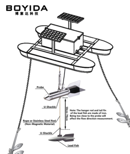 HXH03-1S High Accuracy Ultrasonic Doppler Velocity &amp; Flow Direction Instrument (with Depth <strong>Measurement</strong>)(Data <strong>Calibration</strong>) - Product Image 4