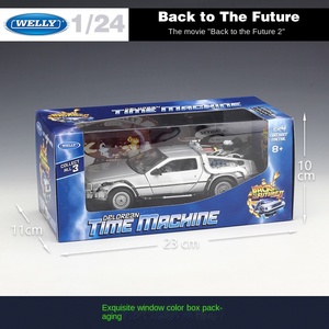 Welly 1:24 Movie Cars Diecast Đồ Chơi Hoàn Hảo Món Quà Sẵn Sàng Player Một & Trở Lại Tương Lai Hợp Kim Nhựa Mô Hình Bộ Sưu Tập - Product Image 4