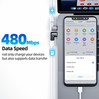 Konverter Kabel Adaptor Magnetik USB Tipe C 120W untuk Ipad Pro Macbook 2019 2018 Kabel Adaptor Magnet Konektor Bengkok