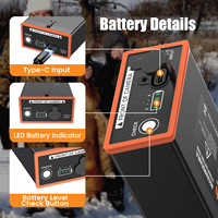 Paket Baterai Kamera Berburu 6500mAh untuk Moultrie Cellular Edge/Edge Pro/Edge 2/Edge 2 Pro/Edge 3/Edge 3 Pro OEM